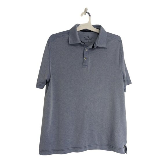 Nat Nast Luxury Originals Polo Shirt Men's Size Medium Blue Short Sleeve - Picture 1 of 6